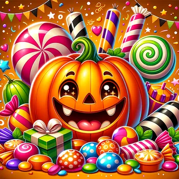 Pumpkin with Candy