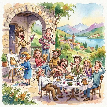 Quirky Watercolor Characters