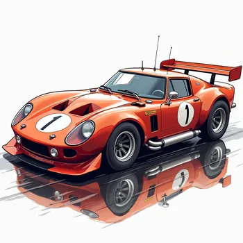 Racing Art Ink Clipart