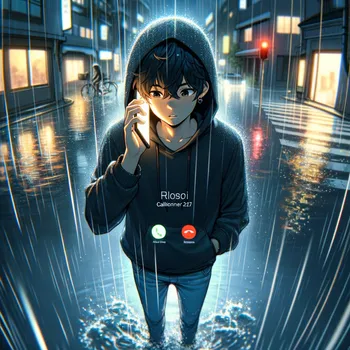 Rainy Call from Ex - Anime Style