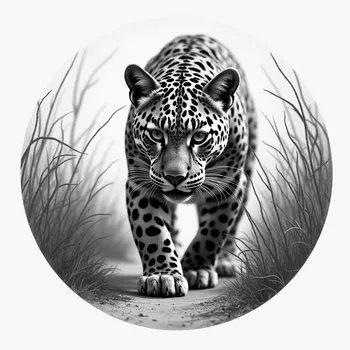 Realistic Jaguar Pencil Drawing