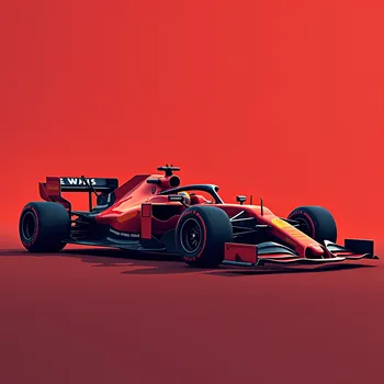 Red F1 Racing Machine
