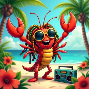 Reggae Lobster Dance Party