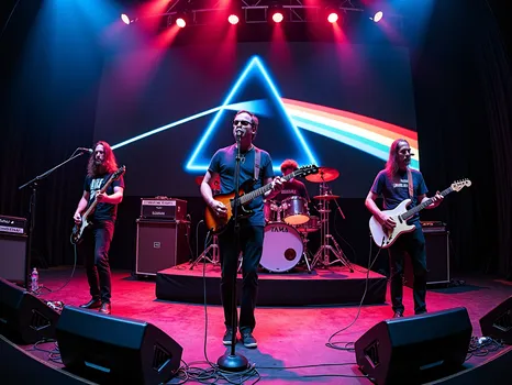 Rock Band Stage Spectacle