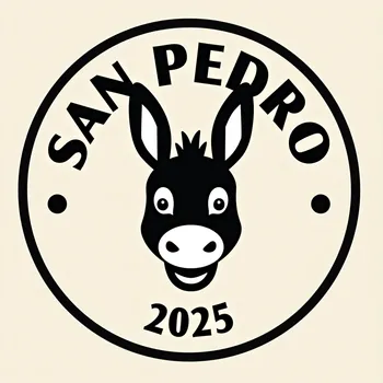 Round Donkey Head Logo