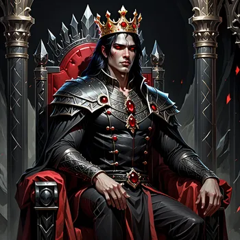 Ruby-Eyed Obsidian King (Profile)