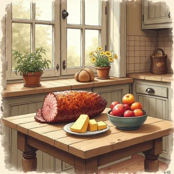 Rustic Oak Table Feast