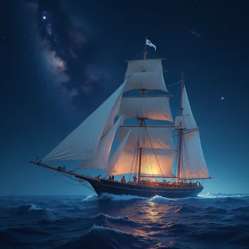 Sailship in the Ether