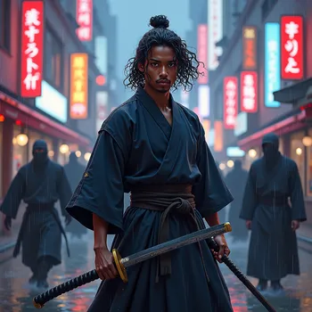 Samurai of the Neon Rain