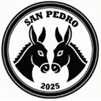 San Pedro Donkey Heads Logo