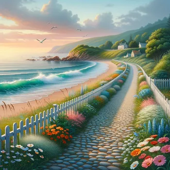 Seaside Walkway Bliss