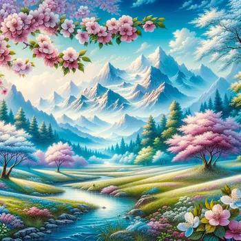 Serene Anime Landscape