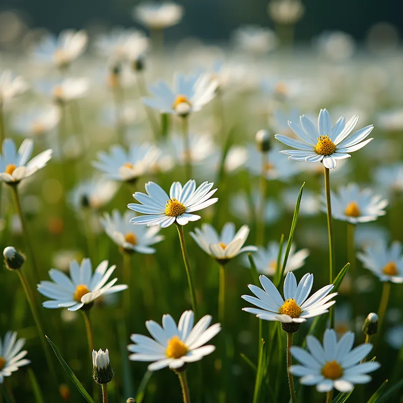 Shattered Beauty - A field of delicate glass flowers, some in perfect condition while others are broken into shards, symbolizing the fragility and beauty found in imperfection. - AI image generated with Flux