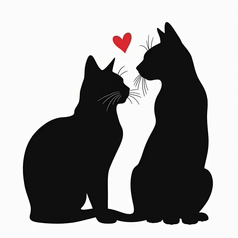 Silhouette Serenity: Cat Contour - chill, relaxed cat silhouette
black and white
no back ground
- AI image generated with Photorealistic 2 - contour drawings
