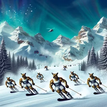 Skiing Kangaroos