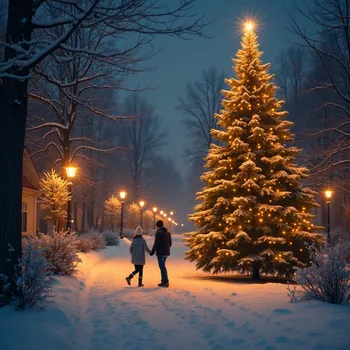 Snowy Evening Christmas Swing