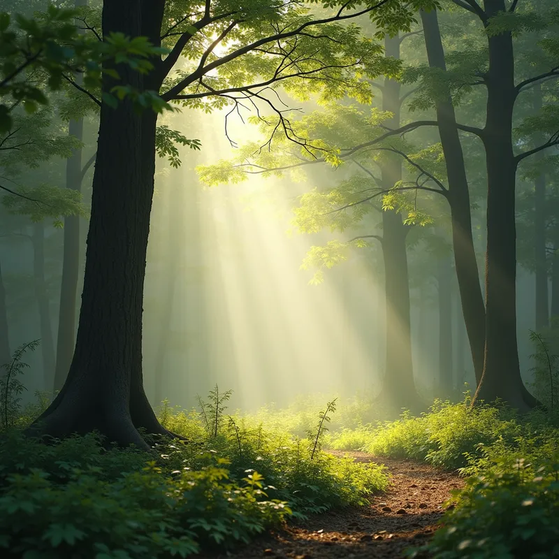 Soft Forest Ambience & Flute - Relaxing ambient track shaped by soft forest ambience—gentle wind through trees, light wooden textures, soft flute breaths, and earthy drones.
 - AI image generated with Photorealistic 2
