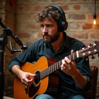 Soft Male Cafe Singer with Cracks