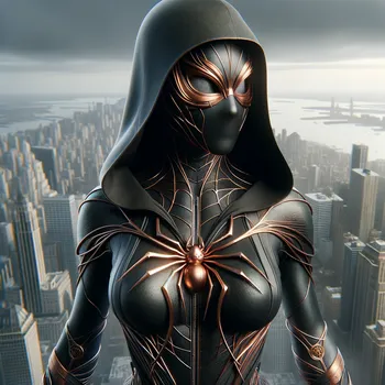 Spiderwoman Cityscape