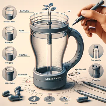 Spill-Proof Stroke Patient Glass