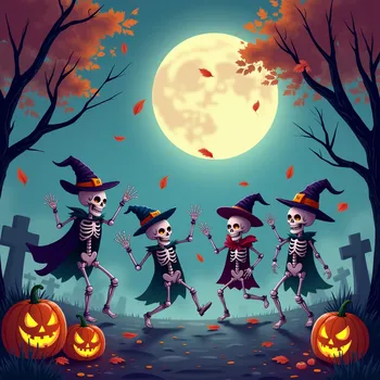 Spooky Skeleton Dance