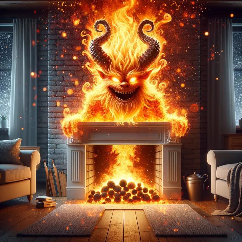 Sprite in the Flames - Tangra AI Image Generator