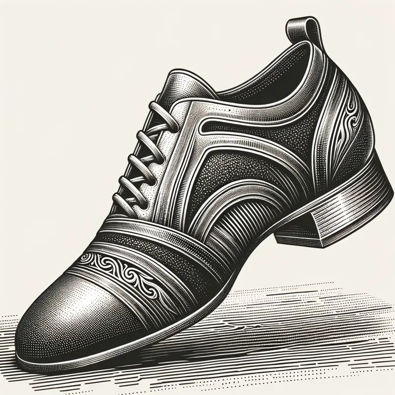 Stable Dance Shoe - Dancing shoe with lots of stabily - AI image generated with Art