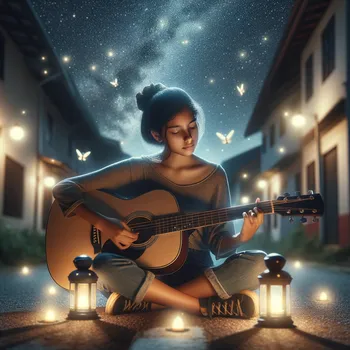 Starlit Serenade Guitarist