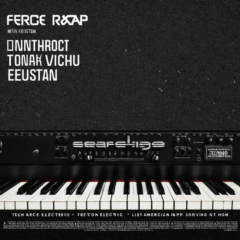 Stars & Stripes Anthem - A fierce rap anthem that traces the milestones of American history, layered with driving electronic beats, soulful electric piano, searing electric guitar, and bold human vocal raps. - techno, electric piano, lyrics
