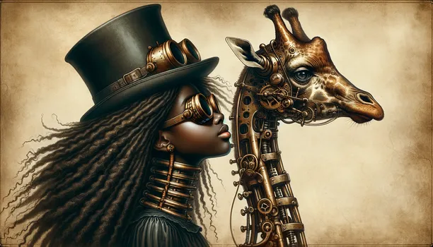 Steampunk Giraffe & Elys