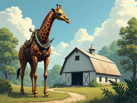 Steampunk Guardian Giraffe