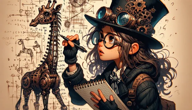Steampunk Sketching Elysia