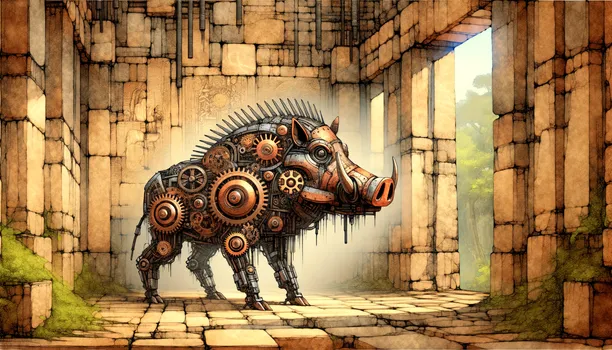 Steampunk Temple Warthog