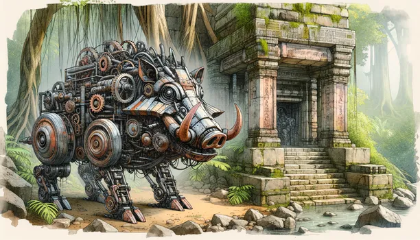 Steampunk Temple Warthog