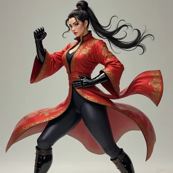 Street Fighter Icon in Chinese Attire