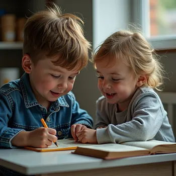 Sunset Over Mountain Peaks