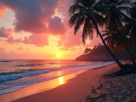 Sunset Serenity: Beach Bliss
