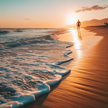 Sunset Serenity: Beach Bliss