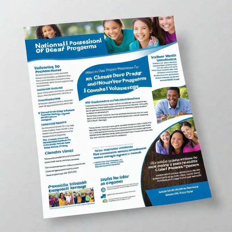 Support NAD Flyer - Create a professional and visually appealing flyer for the National Association of the Deaf, focusing on their volunteer programs. Prominently display links to the volunteer page (https://www.nad.org/nerc/volunteer/) and about page (https://www.nad.org/about-us/). Use clean lines, clear text, and engaging visuals to convey the message. - AI image generated with Photorealistic