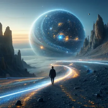 Surreal Cosmic Journey
