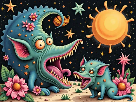 Surreal Yuletide Flora Masterpiece