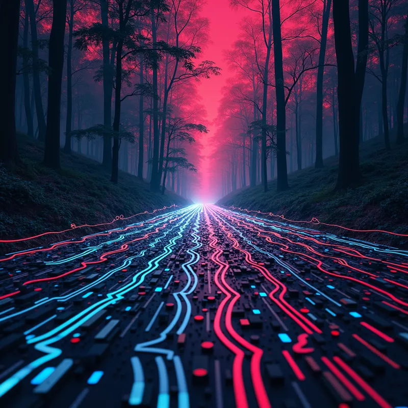 Synthetic Chopped Bass - Develop a music piece where cut up BASS lines meet glitchy, synthetic sounds. Use EDM-inspired rhythms to drive the track forward, creating an immersive, low-frequency experience. - AI image generated with Photorealistic 2