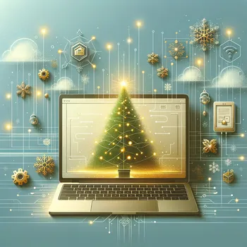 Tech-Tree Christmas Elegance