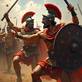 The Battle of Greek Warriors