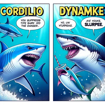 The Oceanic Reign of Cordilio the Blue Shark and Dynamike Shark