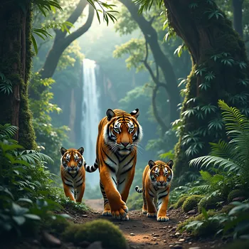 Tigress Family Adventure