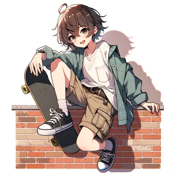 Tomboy Anime Girl