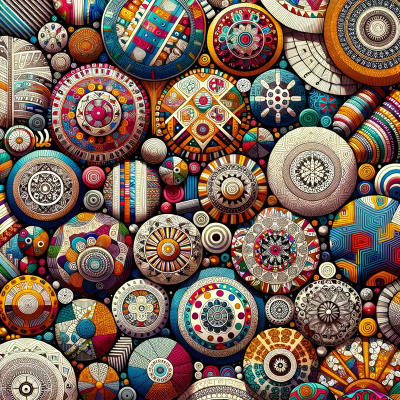 Traditional Nigerian Patterns - Tangra AI Image Generator