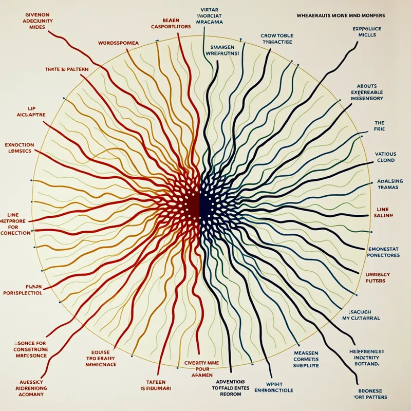 Trauma to Triumph - A visual interpretation of 'Pain As Power: Reclaiming Your Story, Healing Your Lineage,' highlighting interconnected patterns and lines that map the passage from experiencing trauma to achieving healing. - AI image generated with Photorealistic 2