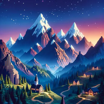 Twilight Minecraft Mountains